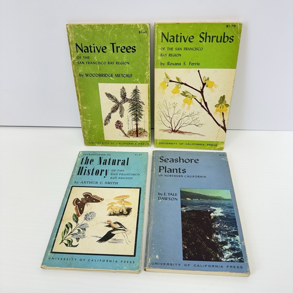 San Francisco Bay Native Plant Nature Book Lot Of 4 California Botany Biology